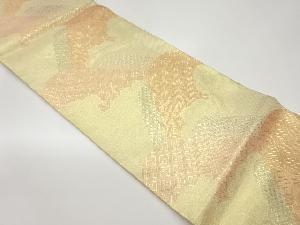 本場筑前博多佐賀錦雲に菱模様織出し袋帯